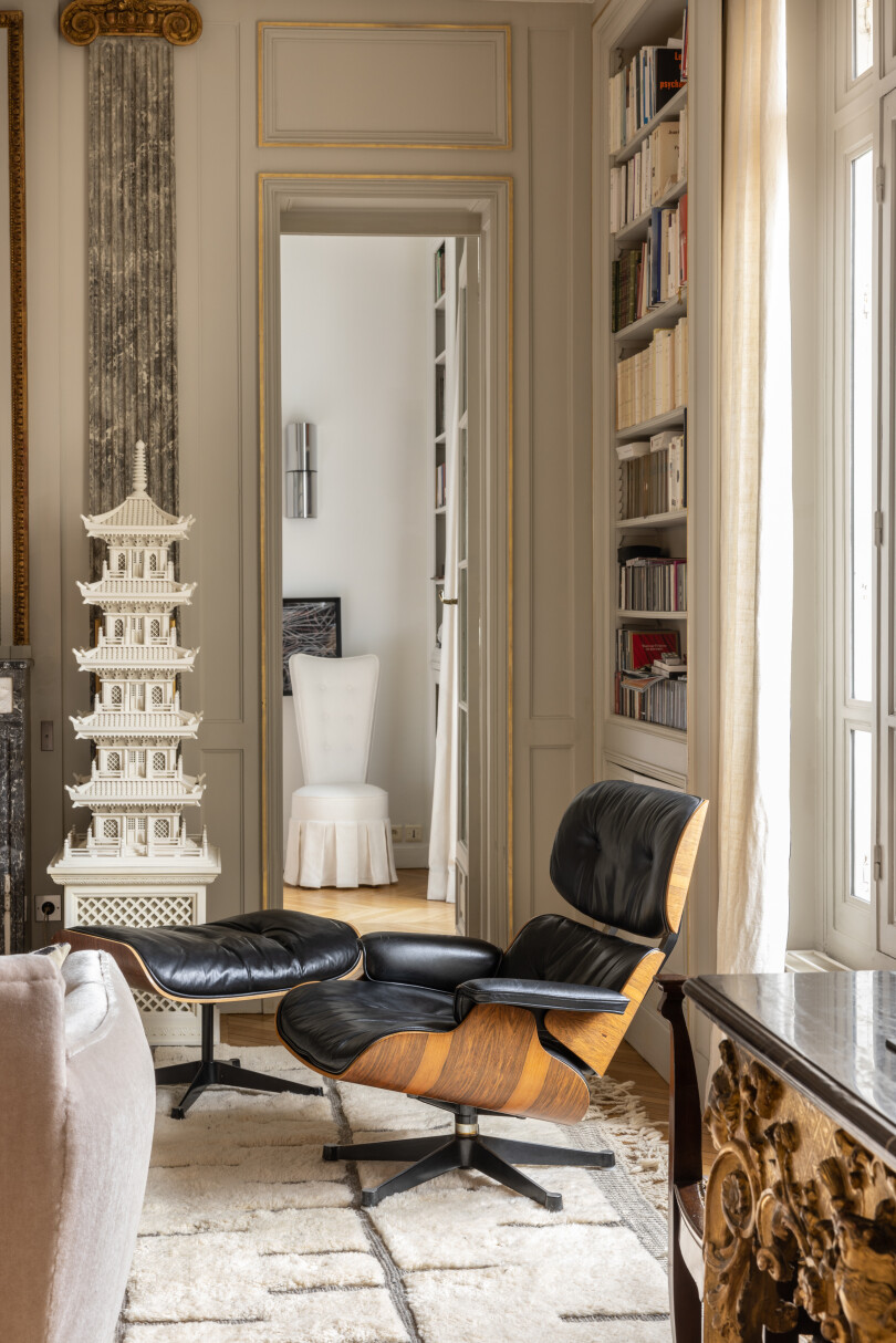 Chez Philippe Rapin et Sylvie de Chirée à Paris.